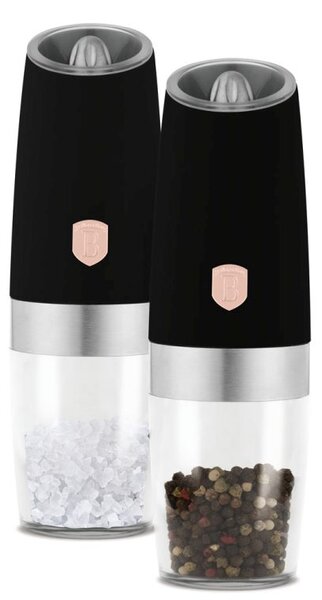 Mlýnek na pepř a sůl gravitační sada 2 ks Black Rose Collection