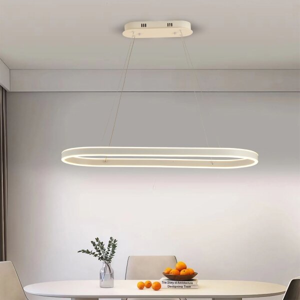 Brilagi - LED Lustr na lanku PONDIE LED/45W/230V 80x30 cm bílá