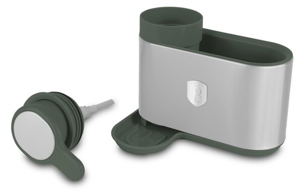 BERLINGERHAUS Dávkovač mycího prostředku 2 v 1 Matte Green Collection BH-8933