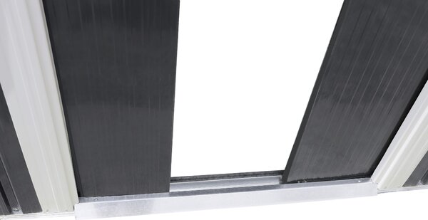 Zahradní domek BestBerg BBSH-1208A / 10,1 m² / 389 x 260 x 202 cm / antracit/bílá