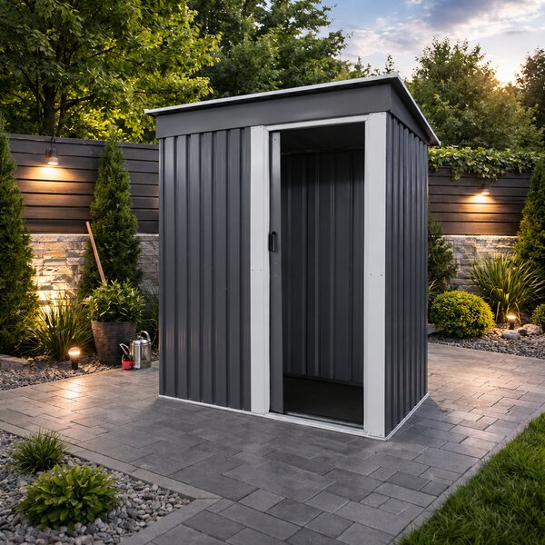 Zahradní domek BestBerg BBSH-305G / 1,4 m² / 162 x 181 x 86 cm / šedá