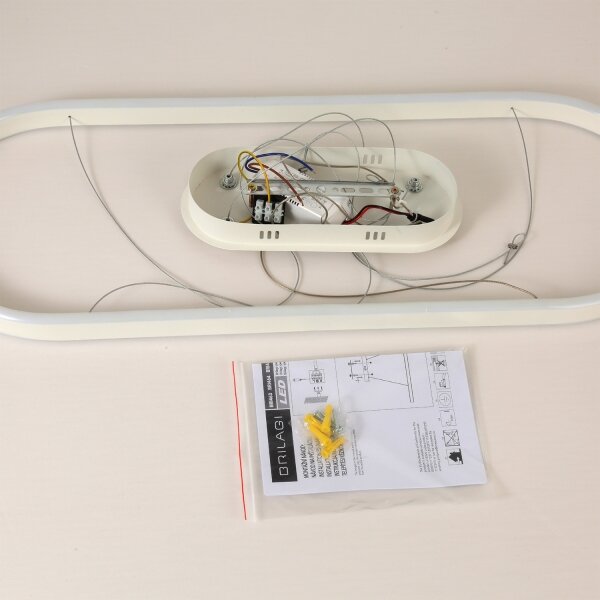 Brilagi - LED Lustr na lanku PONDIE LED/45W/230V 80x30 cm bílá