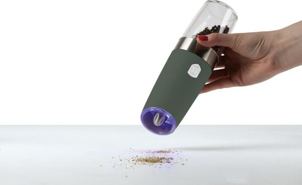 Mlýnek na pepř a sůl gravitační sada 2 ks Matte Green Collection