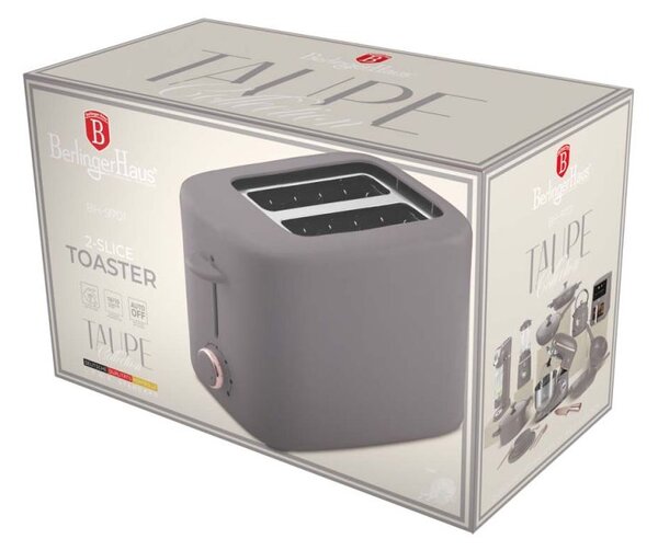 Topinkovač s krytem 750 W Taupe Collection