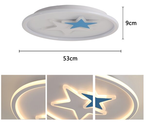 Brilagi - LED Dětské stropní svítidlo STARS LED/35W/230V pr. 53 cm