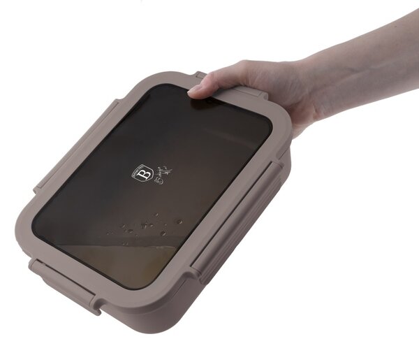 Přenosný box na svačinu dělený 1,3 l Taupe Collection