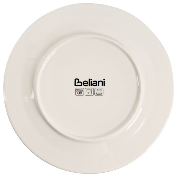 Sada 12 kusů nádobí SAFFRON Porcelán Bílá
