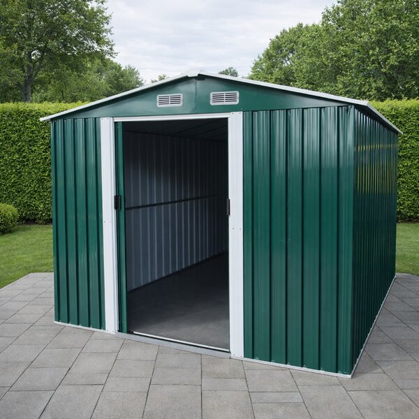 Zahradní domek BestBerg BBSH-1208GR / 10,1 m² / 389 x 260 x 202 cm / zelená