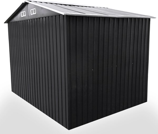 Zahradní domek BestBerg BBSH-608A / 5,3 m² / 205 x 257 x 202 cm / antracit/bílá