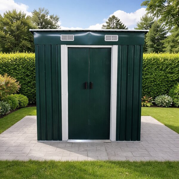 Zahradní domek BestBerg BBSH-406GN / 2,25 m² / 121 x 194 x 192 cm / zelená