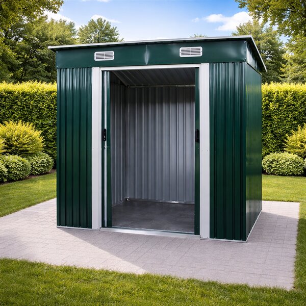 Zahradní domek BestBerg BBSH-406GN / 2,25 m² / 121 x 194 x 192 cm / zelená