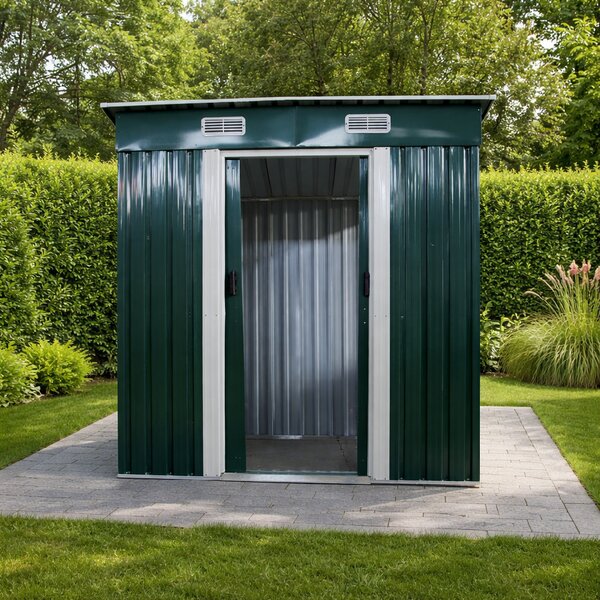 Zahradní domek BestBerg BBSH-406GN / 2,25 m² / 121 x 194 x 192 cm / zelená