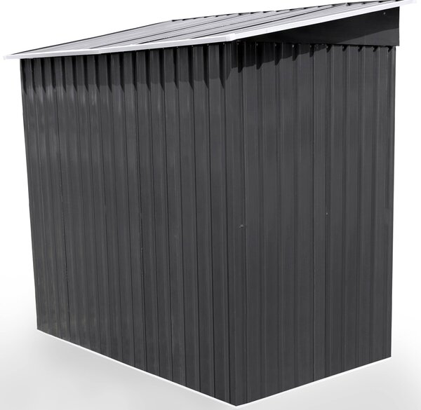 Zahradní domek BestBerg BBSH-406A / 2,25 m² / 121 x 194 x 192 cm / antracit/bílá