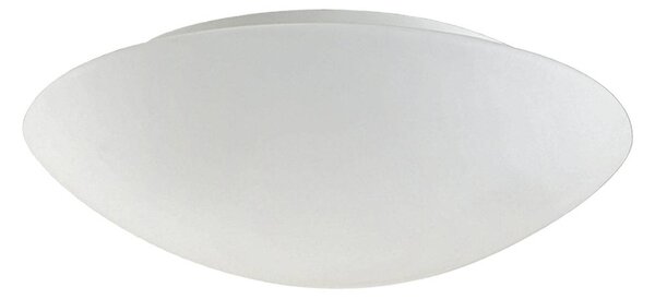 Fabas Luce Stropní svítidlo Pandora, Ø 46 cm, sklo, bílé, stmívatelný, Bílá / opál, Obývací pokoj / jídelna, Sklo