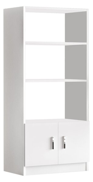 Regál Vincent 4 (bílá). Akce -25%