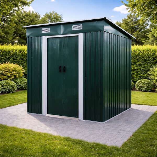 Zahradní domek BestBerg BBSH-406GN / 2,25 m² / 121 x 194 x 192 cm / zelená