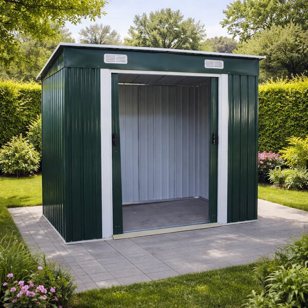 Zahradní domek BestBerg BBSH-407GR / 2,8 m² / 130 x 213 x 191 cm / zelená
