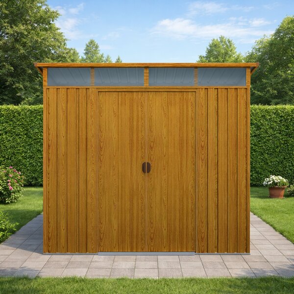 Zahradní domek BestBerg ZD-808RW / 5,6 m² / 236 × 238 × 203 cm / dekor dřeva