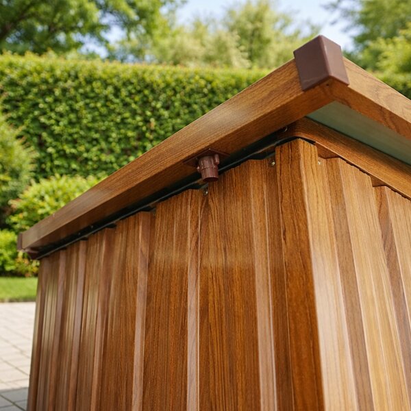 Zahradní domek BestBerg ZD-808RW / 5,6 m² / 236 × 238 × 203 cm / dekor dřeva