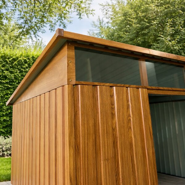 Zahradní domek BestBerg ZD-808RW / 5,6 m² / 236 × 238 × 203 cm / dekor dřeva