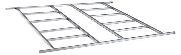 Základna BBSH-ZDSL6 pro zahradní domek BestBerg ZDSL-6 / 200 x 216 cm / ocel / stříbrná