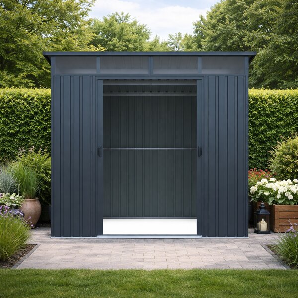 Zahradní domek BestBerg ZD-808G / 5,6 m² / 236 × 238 × 203 cm / šedá