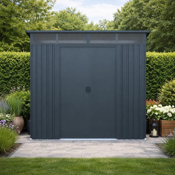 Zahradní domek BestBerg ZD-808G / 5,6 m² / 236 × 238 × 203 cm / šedá