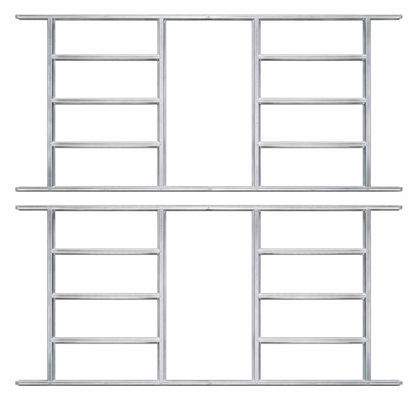 Základna BBSH-B3 pro zahradní domek BestBerg BBSH-1208 / 284 x 242 cm / ocel / stříbrná