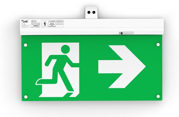 Stropné svietidlo Safe All Emergency 3H 2 W 6000 K