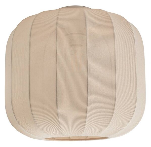 Lindby Stropní svítidlo Helin, béžová barva, látka, Ø 35 cm, stmívatelný, Krémová / jantar, Obývací pokoj / jídelna, Textil / tkanina / hedvábí, Skandinávský