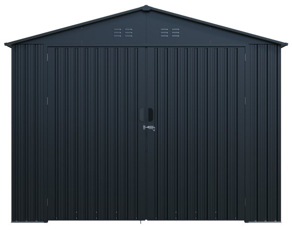 Plechová garáž BestBerg AG-18A / 18 m² / 602 x 300 x 232 cm / šedá