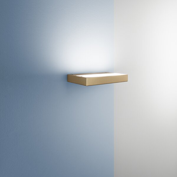 FANEUROPE FAN EUROPE Nástěnné LED svítidlo EIDOS zlatá, 20/30/40 W, 5440 lm, CCT, 24x15x3,5 cm