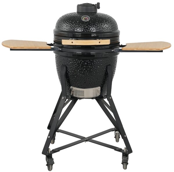 Keramický Kamado BBQ gril BestBerg BBGK-46B / Ø 38,3 cm / černá