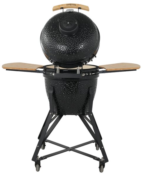 Keramický Kamado BBQ gril BestBerg BBGK-46B / Ø 38,3 cm / černá