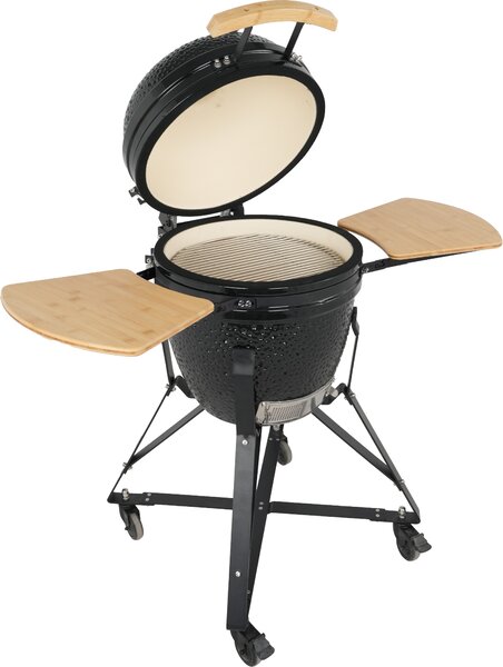 Keramický Kamado BBQ gril BestBerg BBGK-46B / Ø 38,3 cm / černá