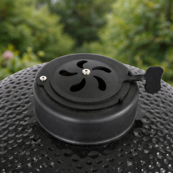 Keramický Kamado BBQ gril BestBerg BBGK-46B / Ø 38,3 cm / černá
