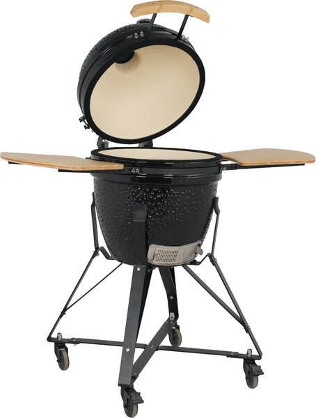 Keramický Kamado BBQ gril BestBerg BBGK-46B / Ø 38,3 cm / černá