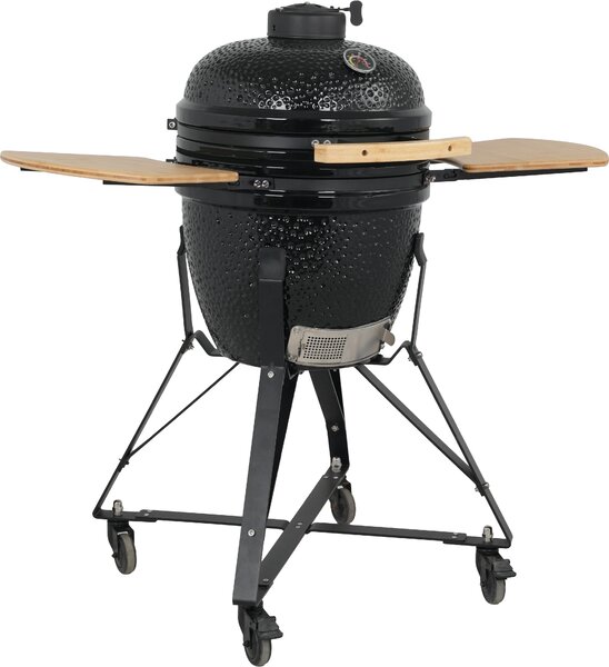 Keramický Kamado BBQ gril BestBerg BBGK-46B / Ø 38,3 cm / černá