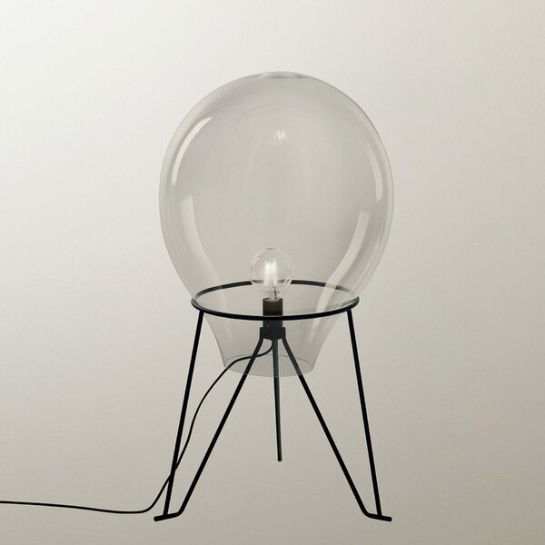 FANEUROPE FAN EUROPE Stolní lampa Lume Azuma, průhledná, 1xE27, 38x63 cm