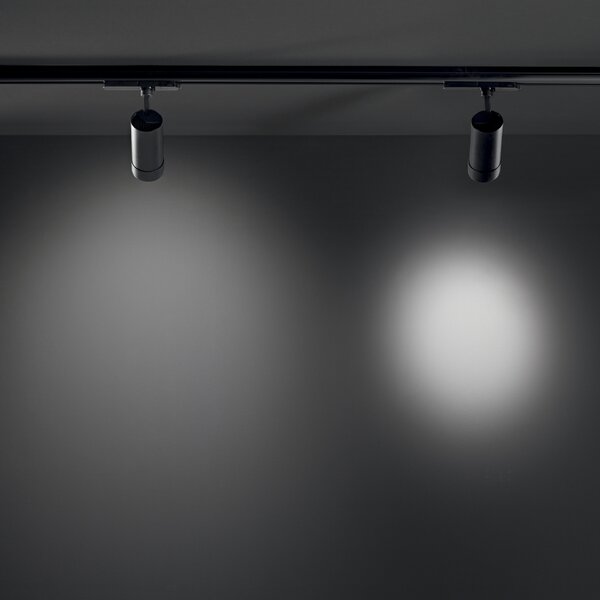 FANEUROPE FAN EUROPE Třífázový lištový LED reflektor EXPLORER černý, 30 W, 3000-4000 K, pr. 71x167 mm