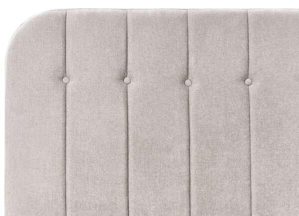 Postel s úložným prostorem Žinylka CHALLANS 140 x 200 cm Taupe