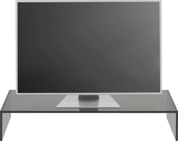 TV NÁSTAVEC, sklo, šedá Xora - TV příslušenství