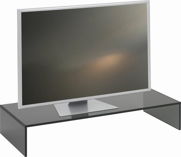 TV NÁSTAVEC, sklo, šedá Xora - TV příslušenství
