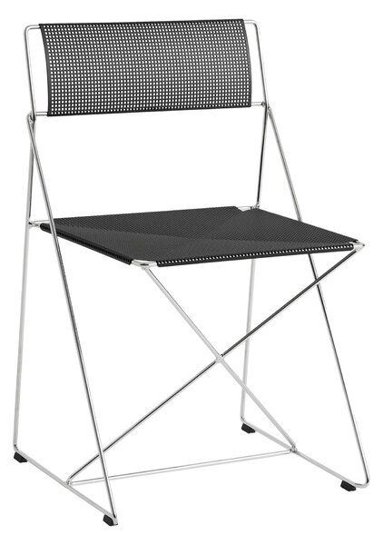 HAY Židle X-line Chair Chromed, Black