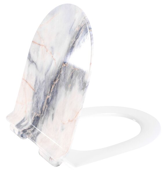 Toilet seat CARLO GRANIT SHINY DUROPLAST SLIM