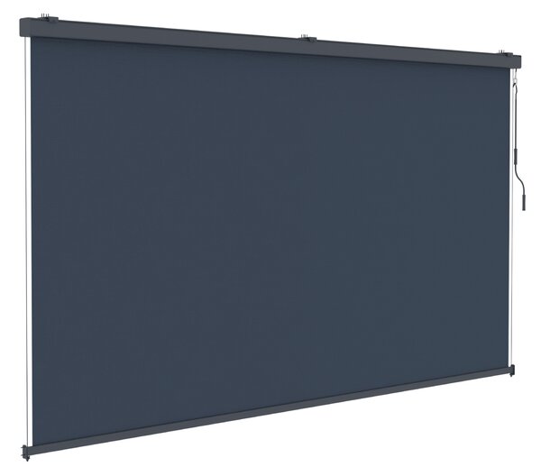 Boční zástěna pro bioklimatickou pergolu BestBerg BBP-W370 / 370 × 204 cm / šedá
