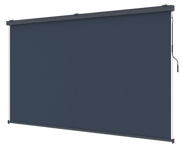 Boční zástěna pro bioklimatickou pergolu BestBerg BBP-W370 / 370 × 204 cm / šedá