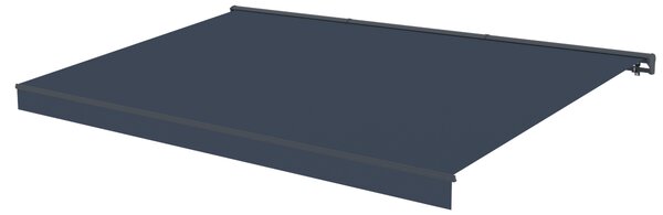 Elektrická markýza s LED osvětlením BestBerg BBSU-EL495CG / 495 x 300 cm / šedá