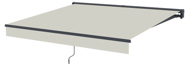 Elektrická markýza s LED osvětlením BestBerg BBSU-EL295BG / 295 x 250 cm / béžová