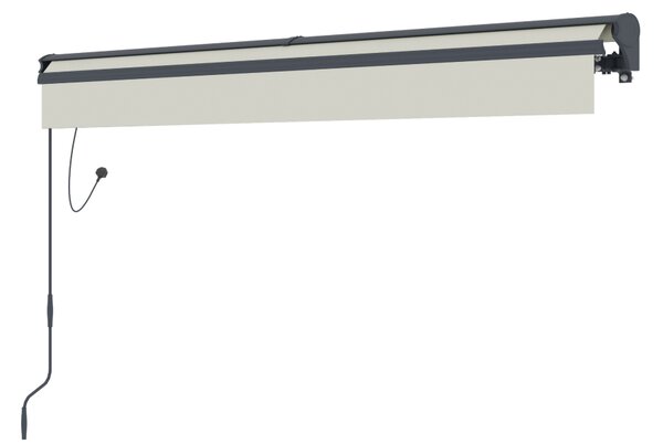 Elektrická markýza s LED osvětlením BestBerg BBSU-EL295BG / 295 x 250 cm / béžová